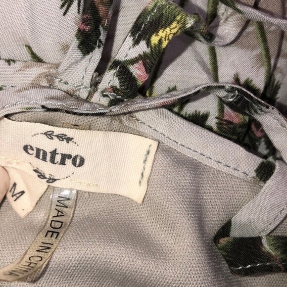 ENTRO size medium tropical summer tunic/dress - Picture 3 of 3